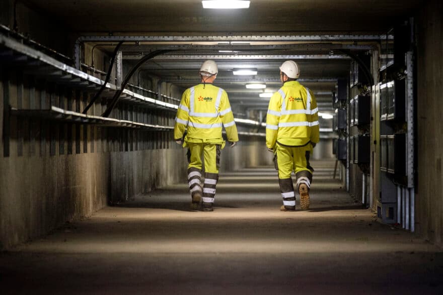 Dalkia Engineers Inspecting Tunnel