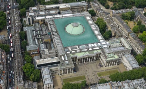 Aerial image of the BM © The Trustees of the British Museum © The Trustees of the British Museum